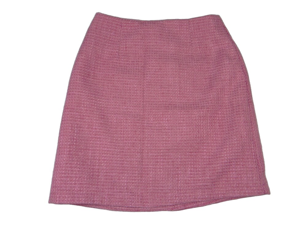 Pink Lily Pink Tweed Mini Skirt Small